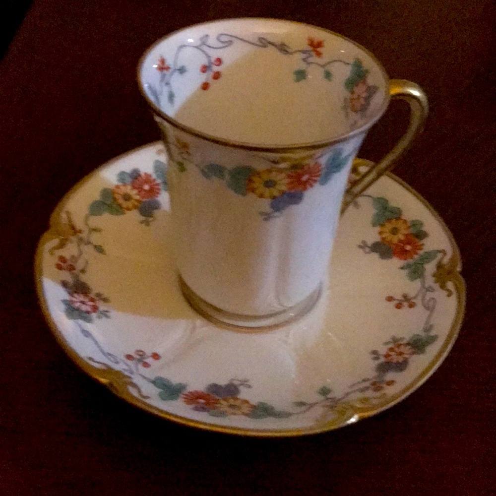 Limoges Demi tasse cup and saucer